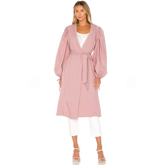 REVOLVE LPA Julia Coat in Blush Size L - Picture 1 of 5